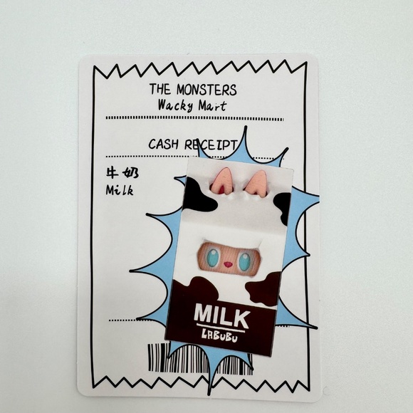 Pop Mart Labubu The Whacky Mart Series Blind Box – Milk - Picture 2 of 5